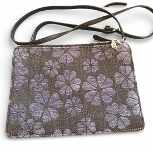 Kate Spade floral denim Crossbody/clutch